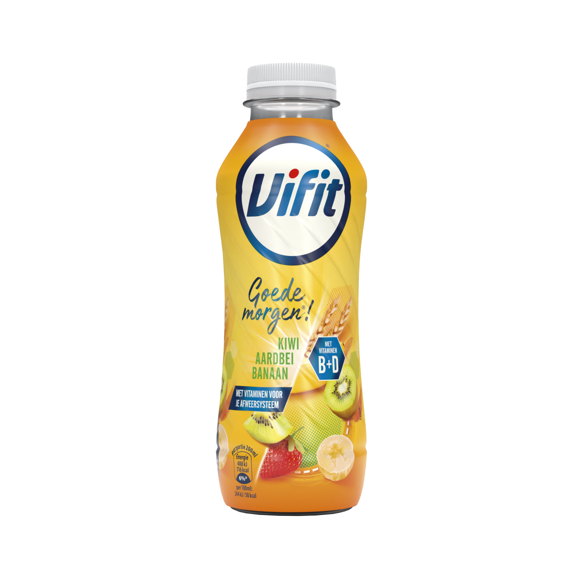 Vifit Goede Morgen! Aardbei-Kiwi-Banaan PET 400 ml