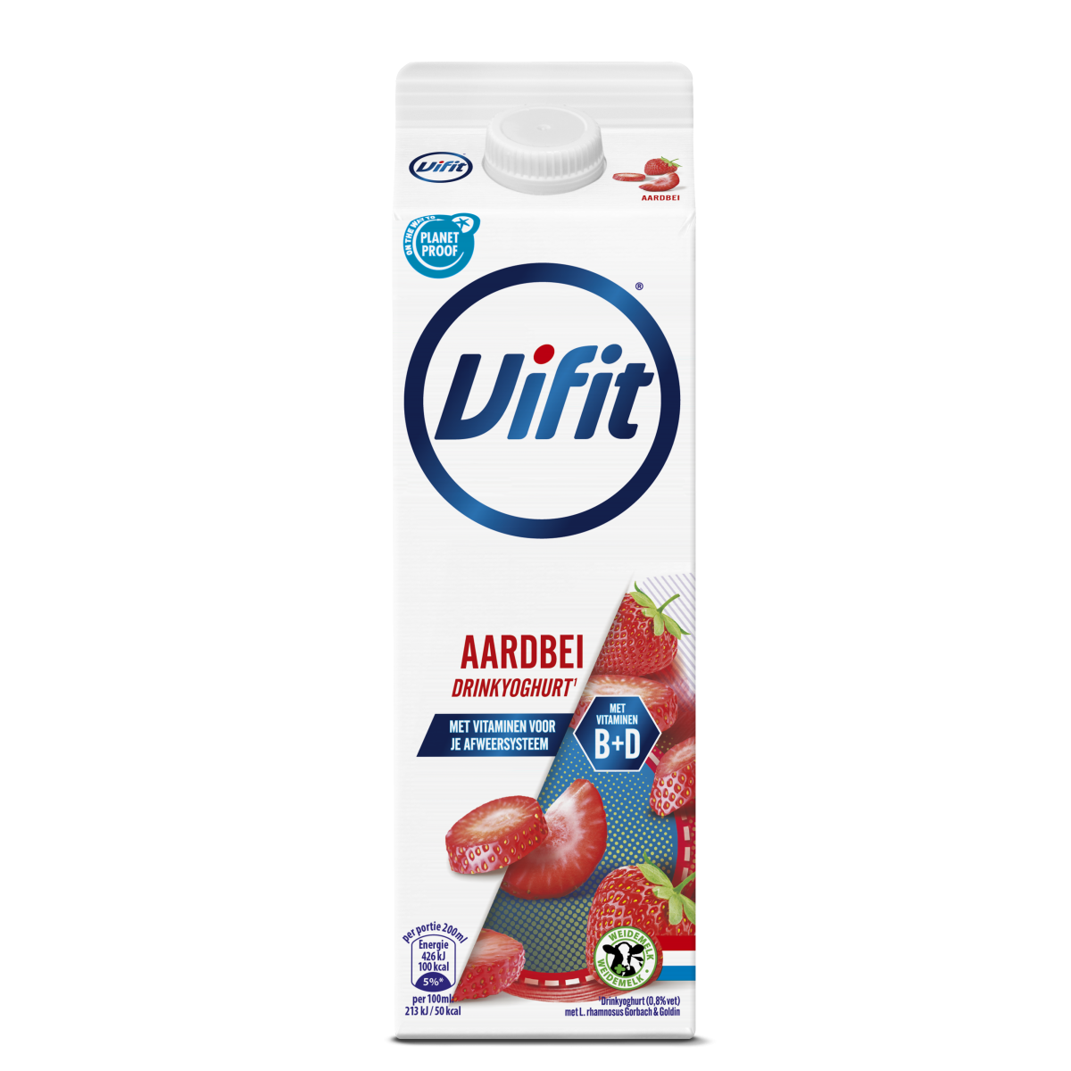 Vifit drink Aardbei 1L